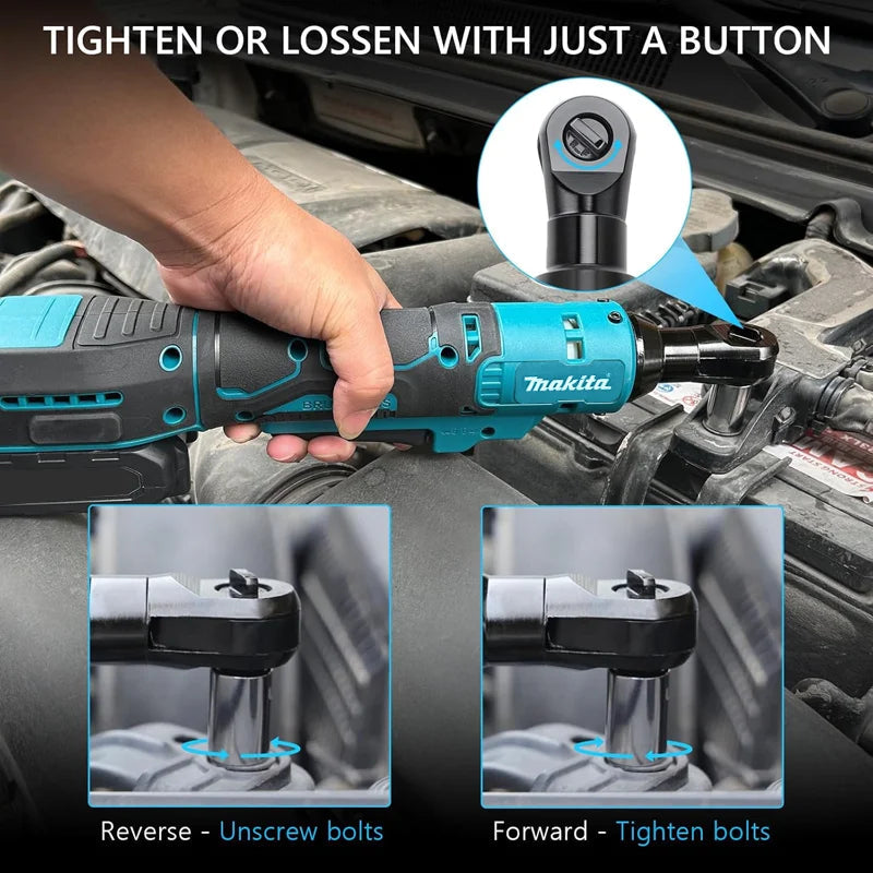 Makita Ratchet Right Angle Wrench Brushless 18V Power Tool 🔧 