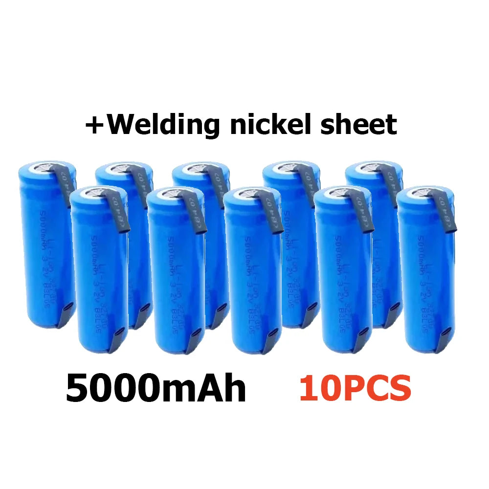 32700 LiFePO4 Battery Cell, 3.2 V 5000 mAh, 35 A