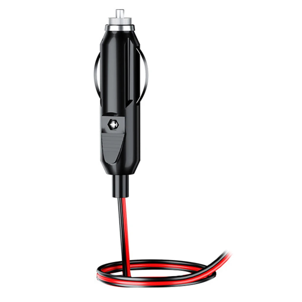 12V 24V Car Universal Cigarette Lighter Plug 20A Fused Male Connector with Wire High Temperature Resistance with Indicator Light