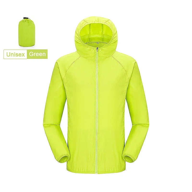 LNGXO Unisex Hiking Jacket Men Women Waterproof Quick Dry Camping Windbreaker Trekking Fishing Rain Coat Outdoor Anti UV Clothes 