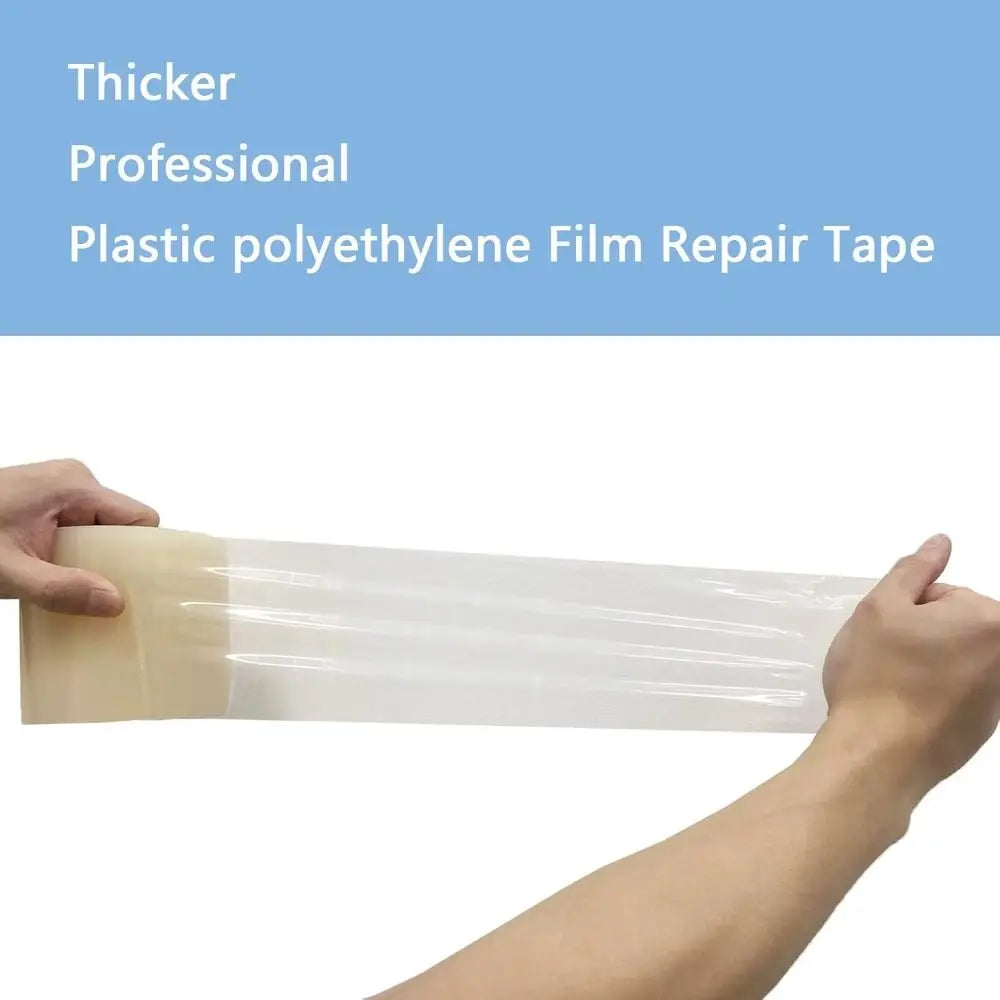 Clear Greenhouse Film Repair Tape — 10 m