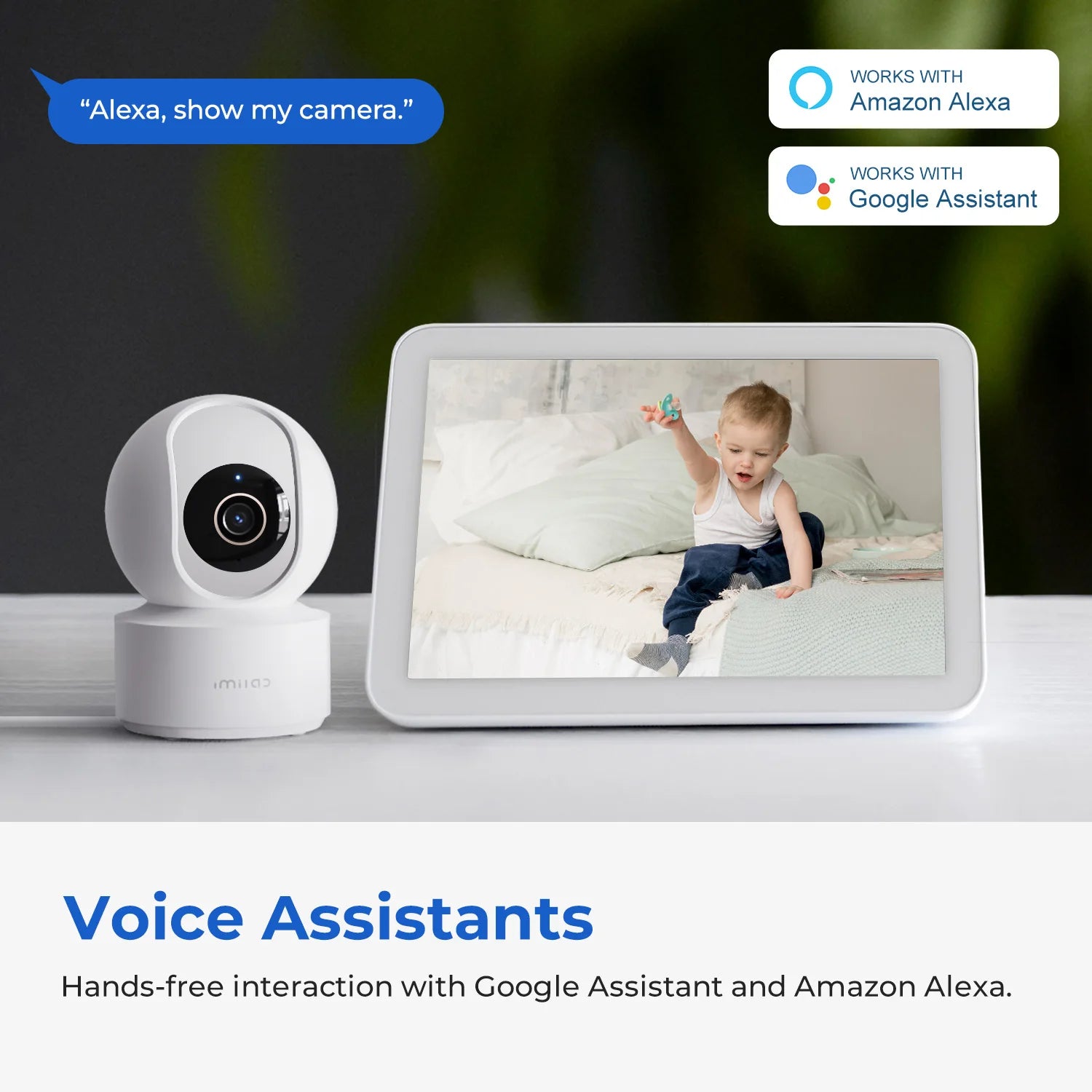 IMILAB unutarnja sigurnosna kamera 5MP 360° Pan-Tilt