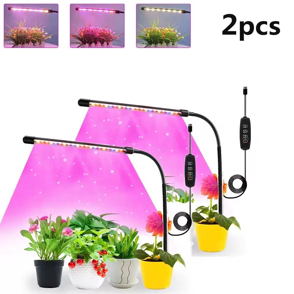 USB Gooseneck Plant Lamp, Timer and Pack Options