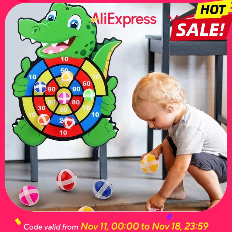 Educational Dart Board Baby Dart Indoor Sports Child Montessori Games for Children 3 to 7 Years 