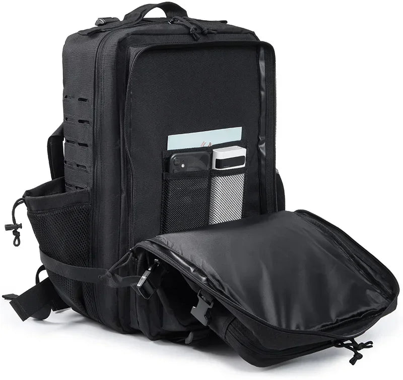 25L/45L Tactical Backpack with Water Bottle Holder