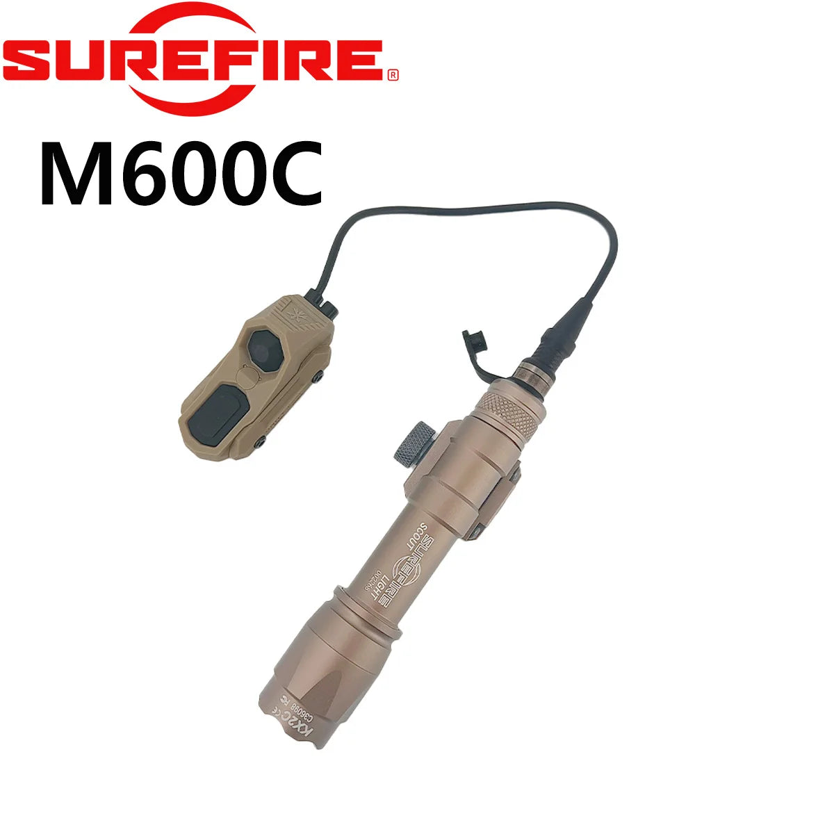 Surefire M600 M600C M300 Tactical Rifle AR15 Flashlight Airsoft Hunting Aisoft Rifle Gun Scout Light Axon Dual Function Switch