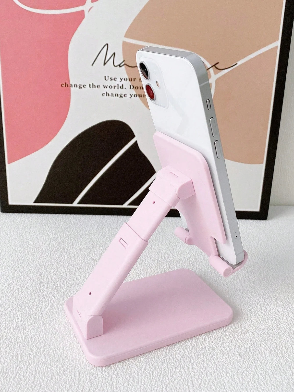 Support pliable réglable pour téléphone et tablette