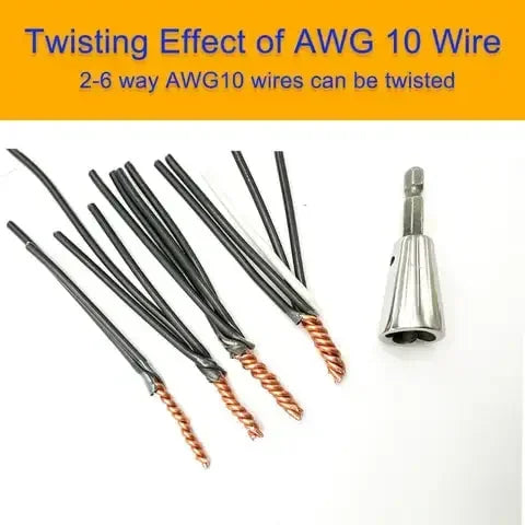 1PC Wire Twisting Tools Quickly Twister Electrician Artifact for Power Drill Drivers Twisted Connector Cable Device Multi-tool 