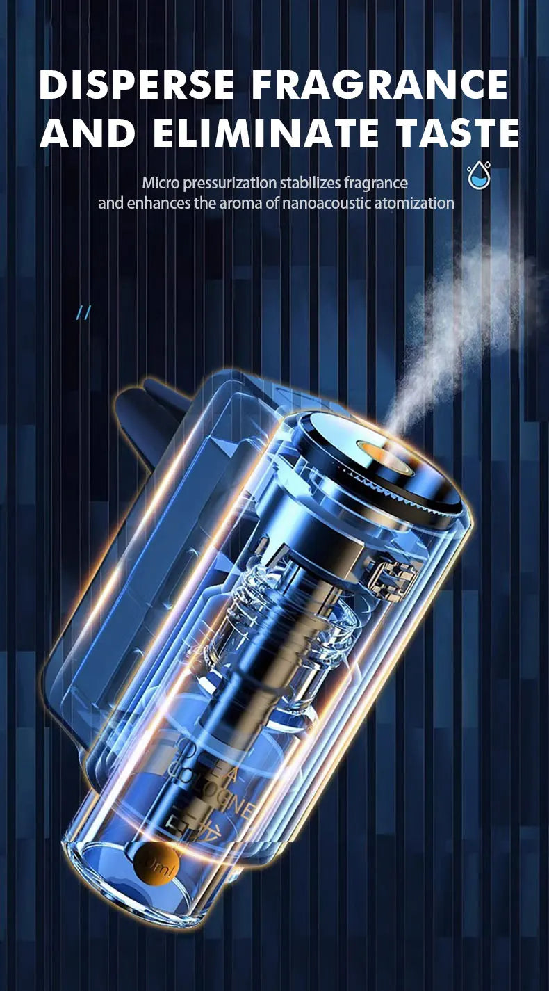 Car Electric Air Diffuser Aroma Car Air Vent Humidifier Mist Aromatherapy Car Air Freshener For Removing Odors Car Accessories 
