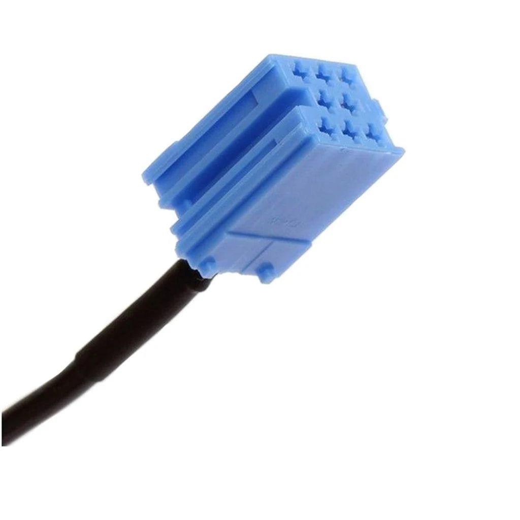 3.5 mm AUX Adapter Cable with Mini ISO 8 Pin Plug for Car Radios
