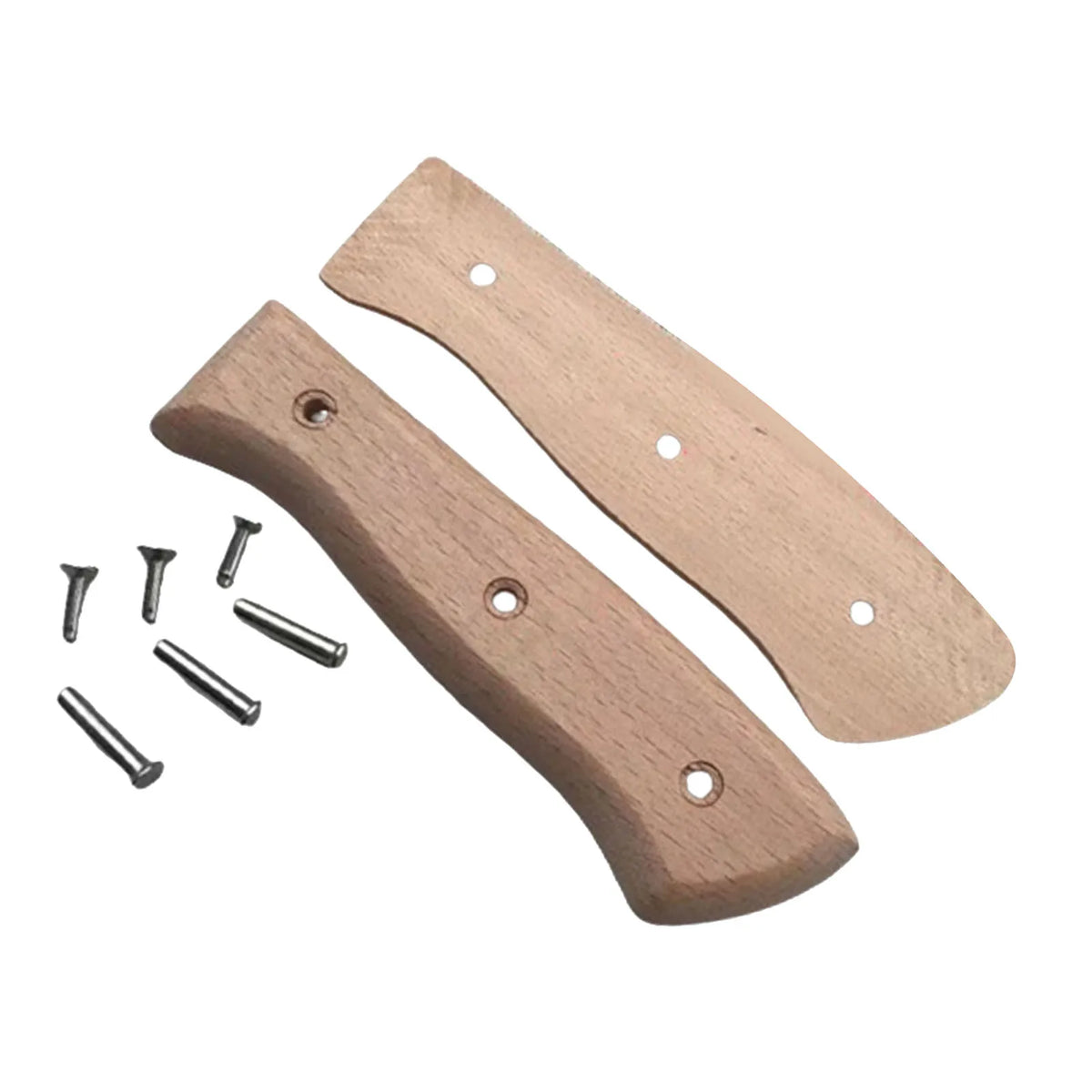 Set di manici sostituzione in legno per coltello da cucina, 13 cm