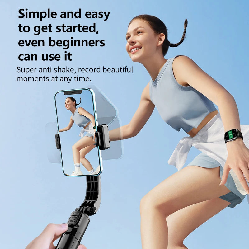 Mobilný video stabilizátor Bluetooth selfie tyč statív