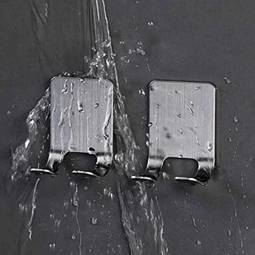 2pcs Razor Holder Stainless Steel Men Shaving Shaver Razor Stand Shelf Shaving Razor Storage Rack Bathroom Hook Organizer 