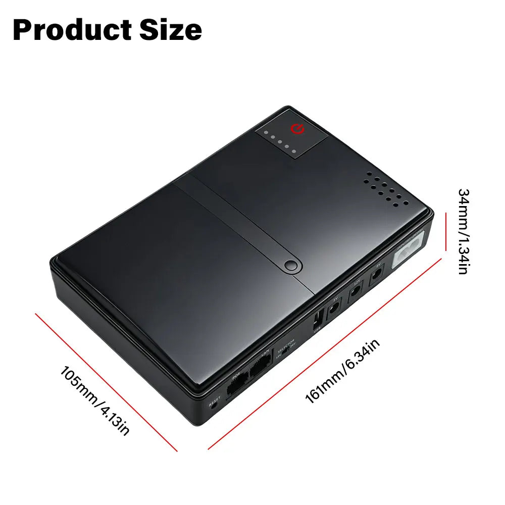 Mini UPS 5V 9V 12V pro router WiFi modem