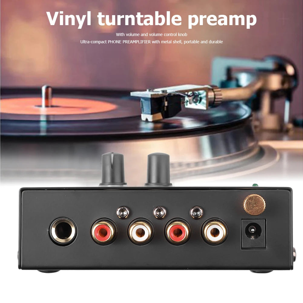 PP500 Phono Preamplifier with Level and Volume Controls