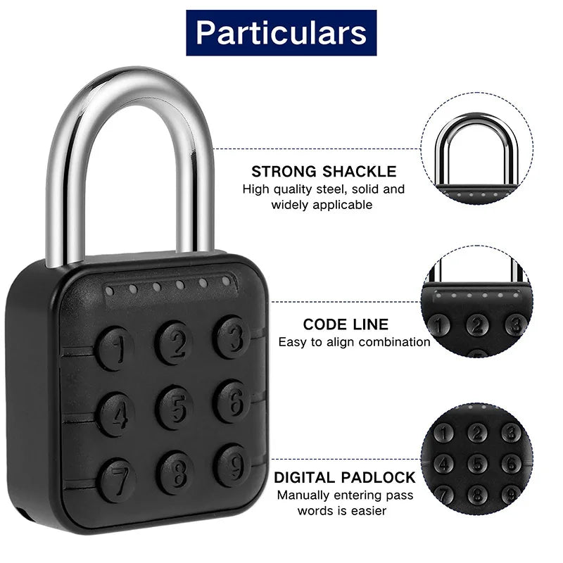 Waterproof Password Combination Padlock
