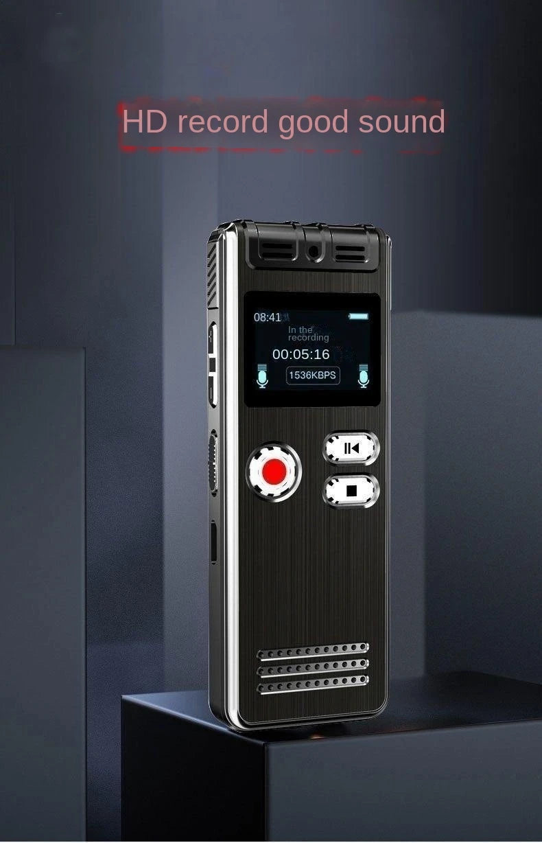 128GB Voice Activated Mini Recorder with Noise Reduction & USB