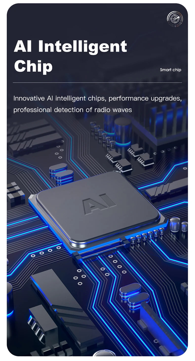 Hidden Camera Detector Anti-Spy Car GPS Tracker Listening Device Bug RF Wireless All Signal Scanner Gadget Security Protection 