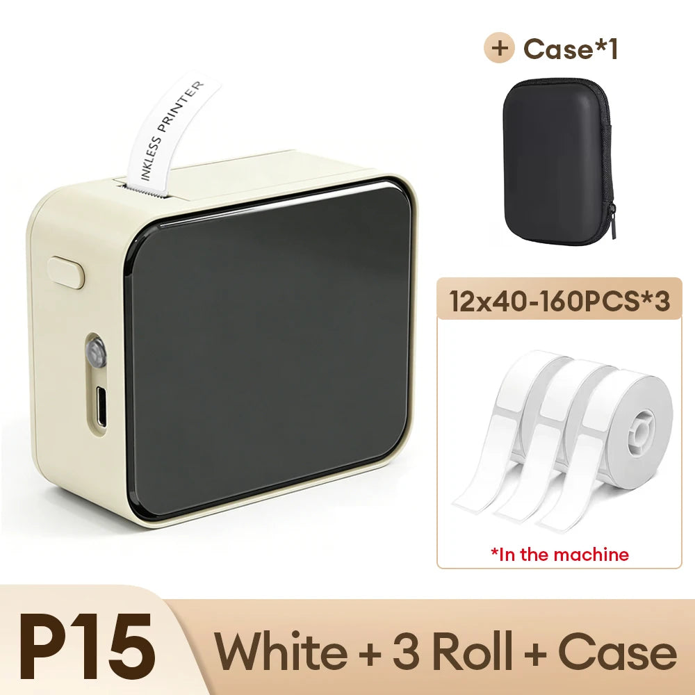 P15 Bluetooth-thermische labelprinter