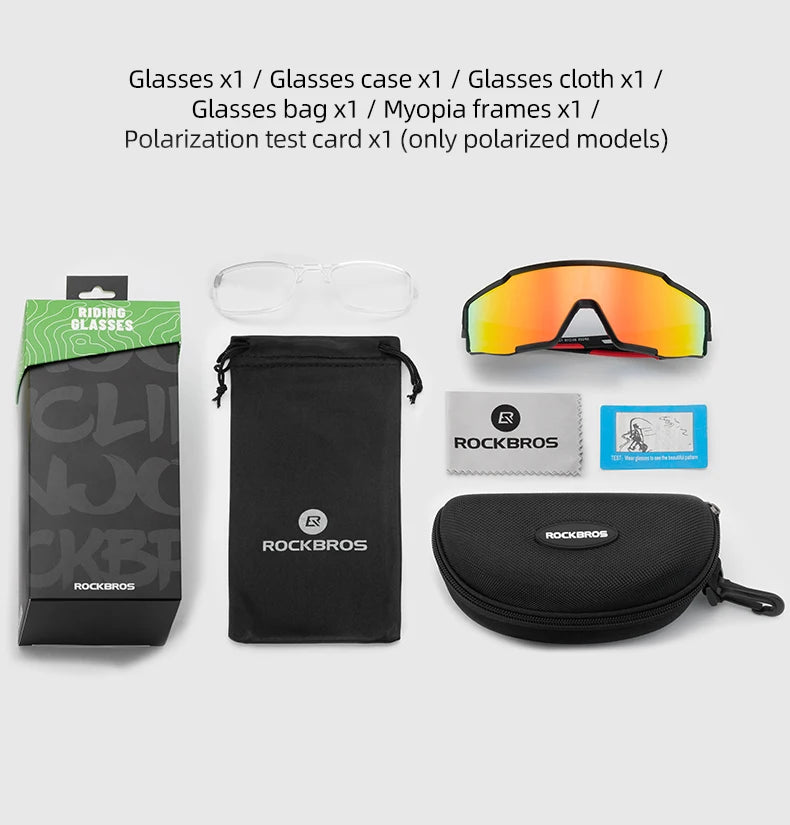Photochromic & Polarized Cycling Glasses for Road and MTB Riding