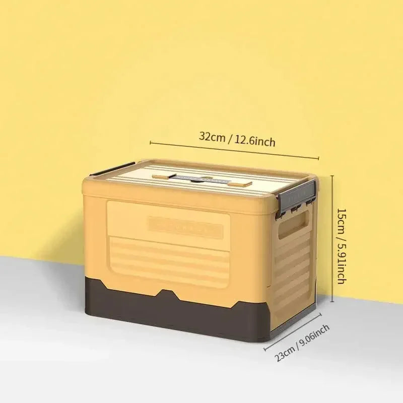 Foldable Plastic Storage Box, Single or Three-Pack