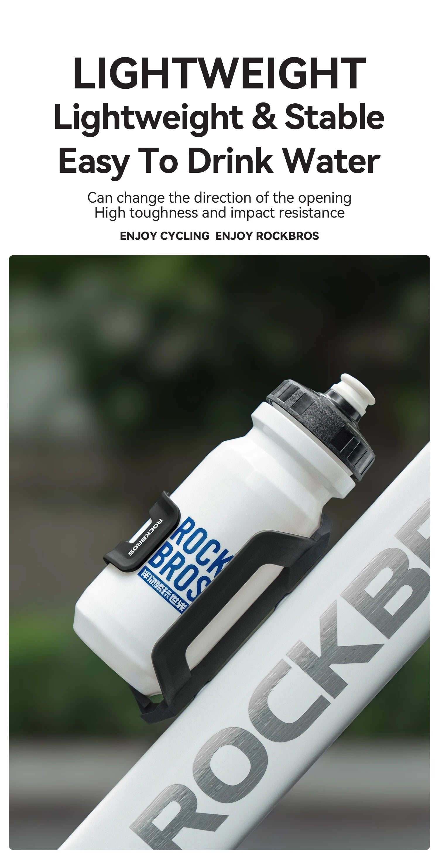 600ml Bicycle Water Bottle Cage Holder