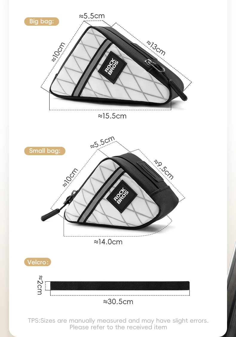 Ultralight Folding Bike Triangle Bag for Brompton
