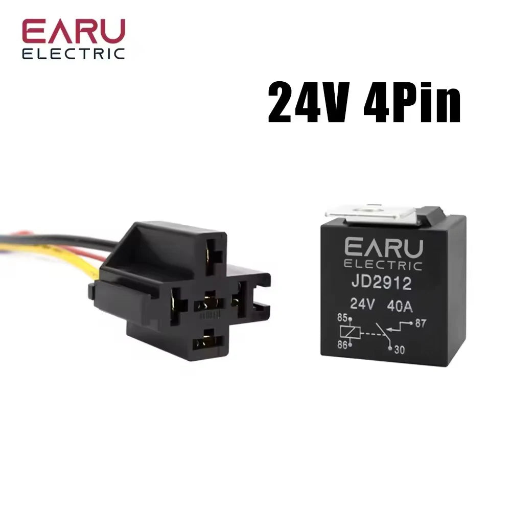 Ρελέ αυτοκινήτου - 12 V ή 24 V, τεσσάρων ή πέντε ακίδων