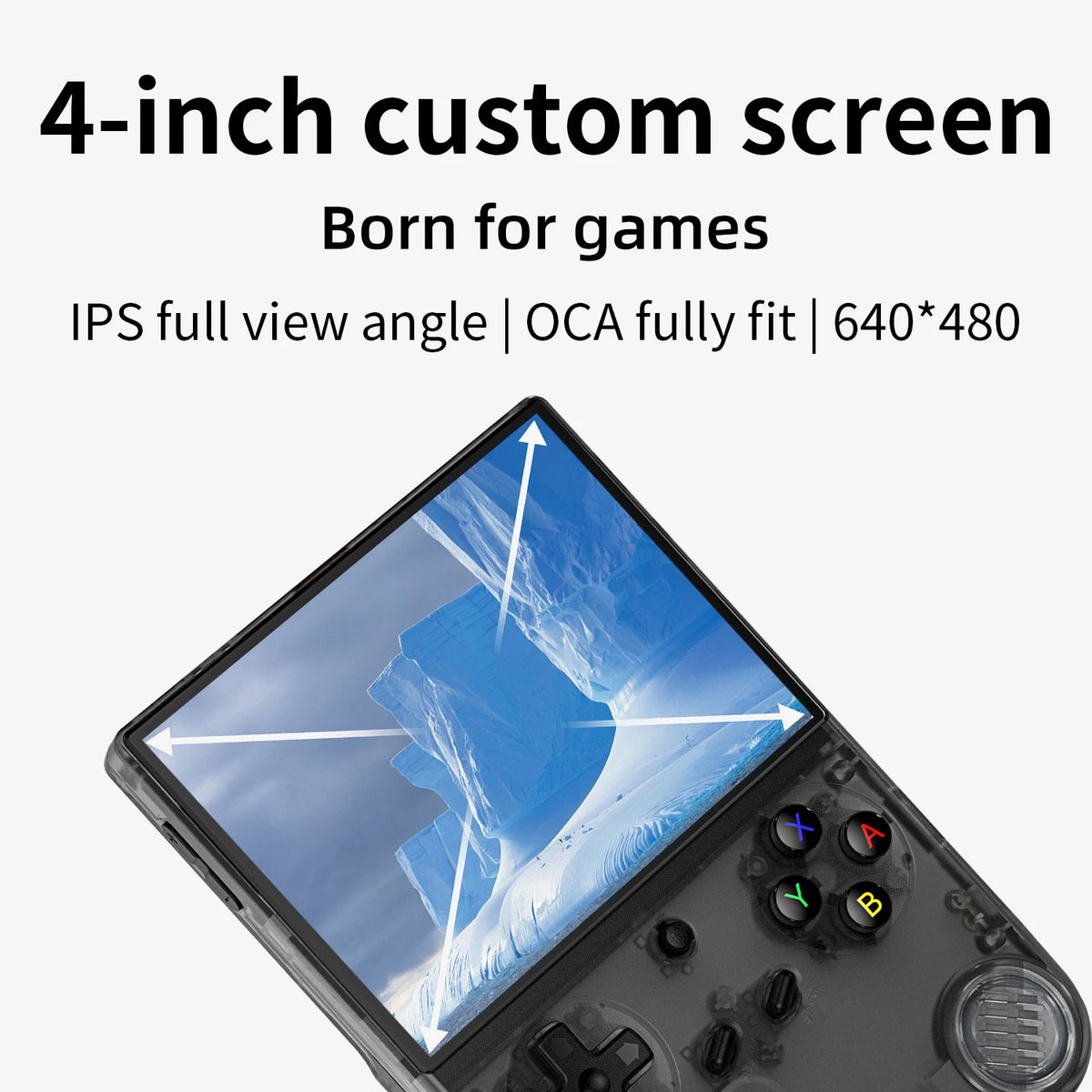 Anbernic RG40XXV retro handheld herní konzole 4'' IPS obrazovka Linux RGB joystick video přehrávač podporuje 5G WIFI streaming HD výstup