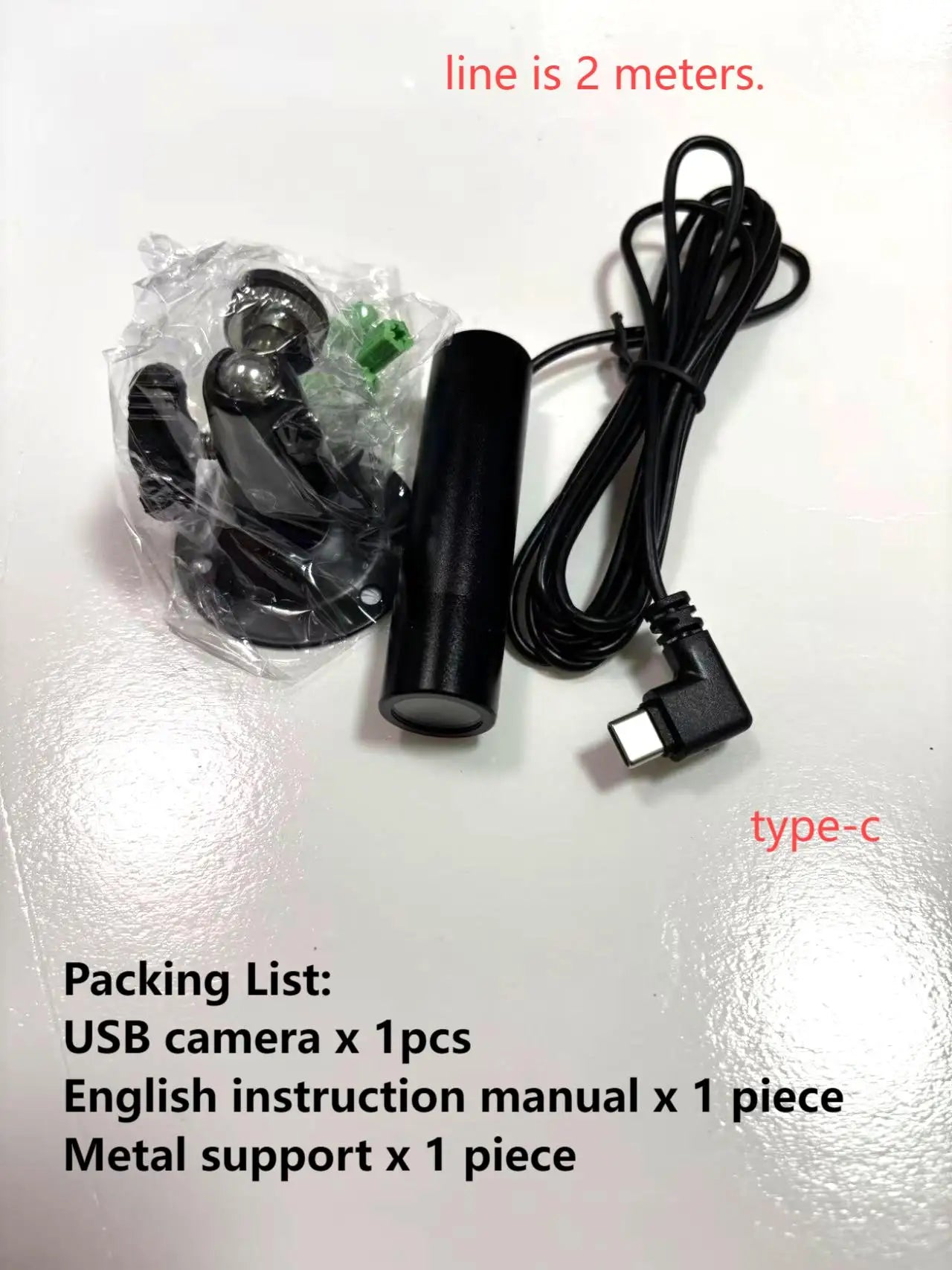 Mini Bullet Camera 1080P 30fps USB Type-C Drive-Free
