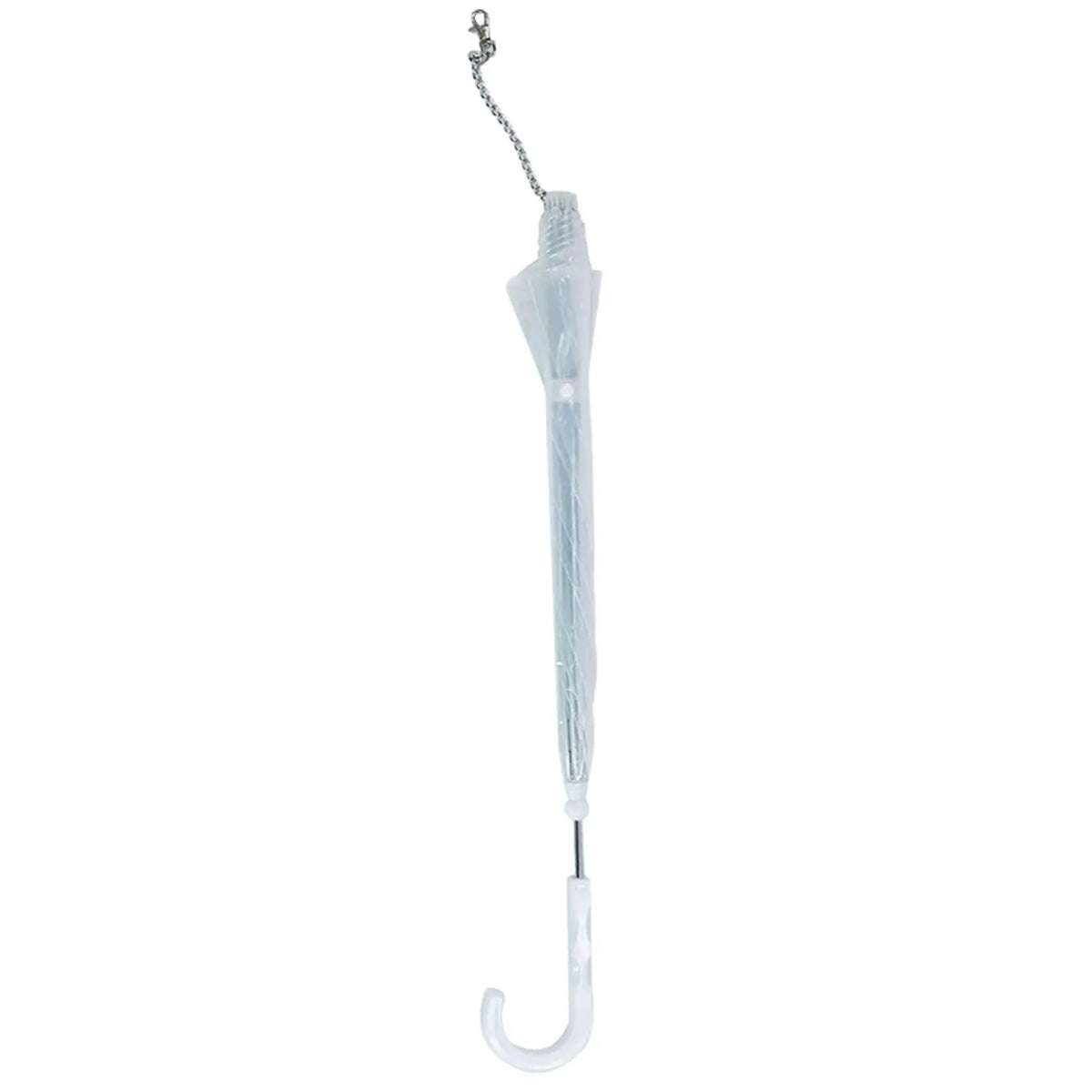 Chapéu de PET transparente com trela ligada
