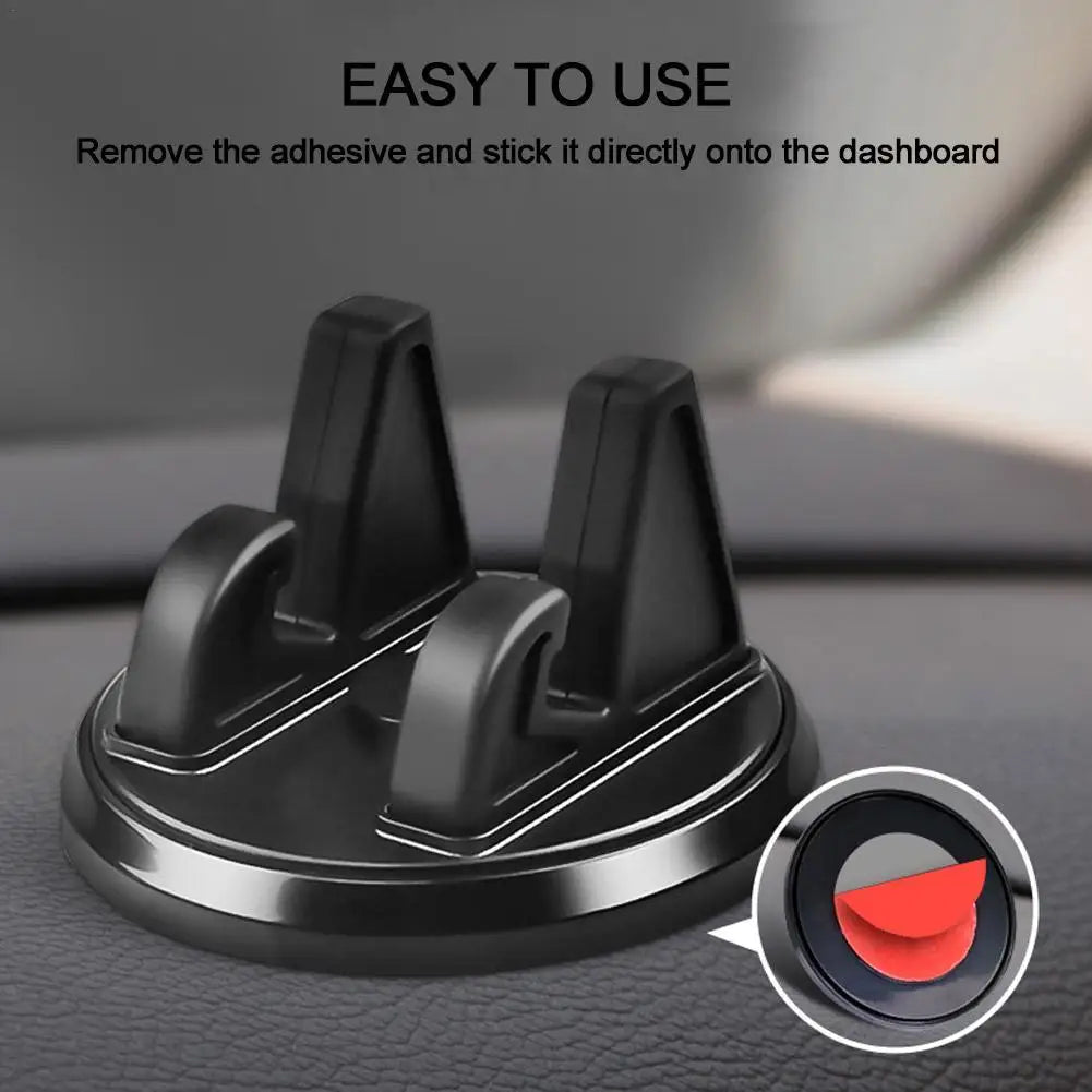 360° Dashboard Phone Stand with Non-Slip Pad