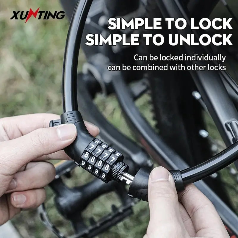 54 cm Combination Bicycle Cable Lock