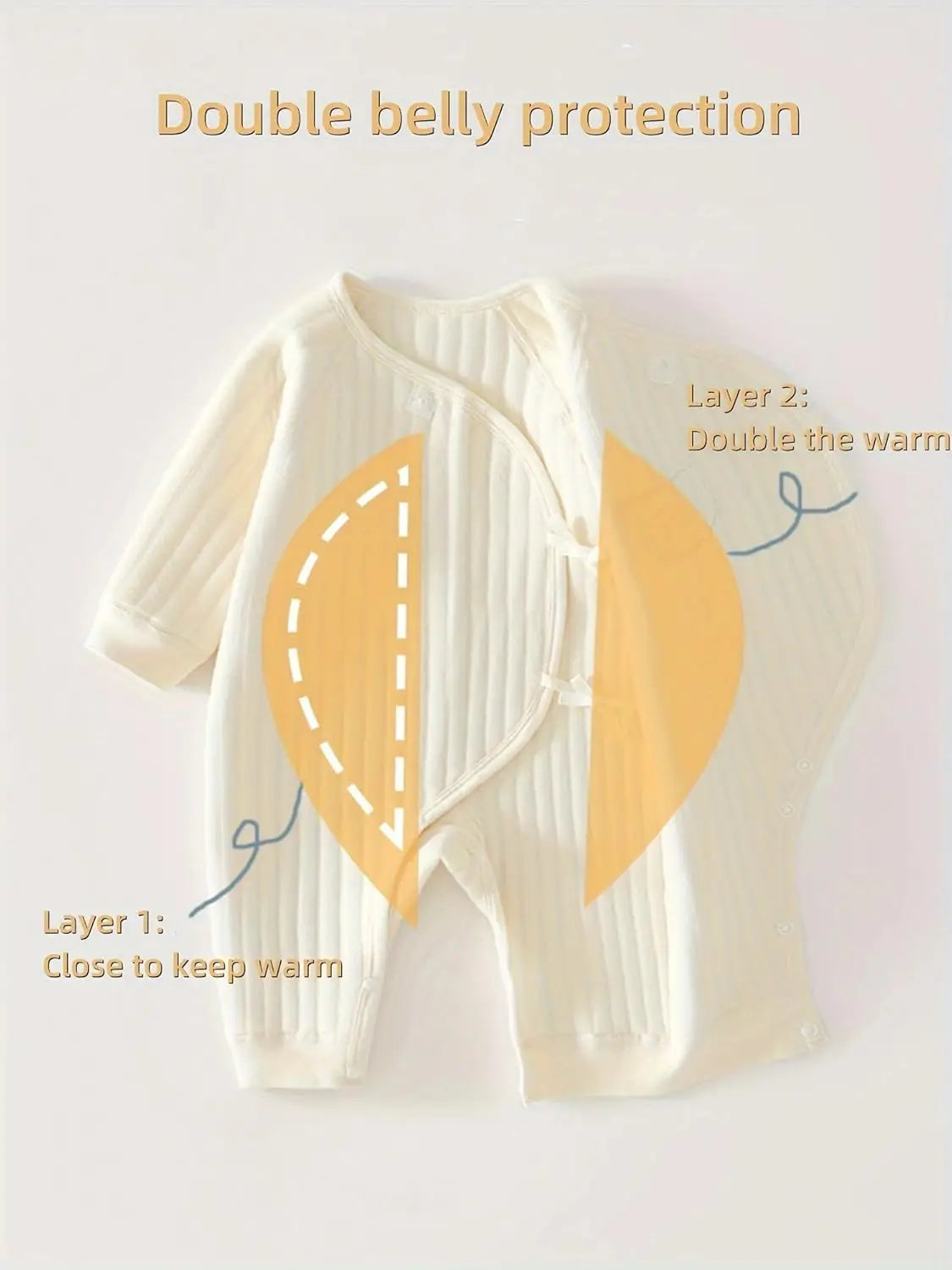 Newborn Cotton Onesie Winter Bodysuit