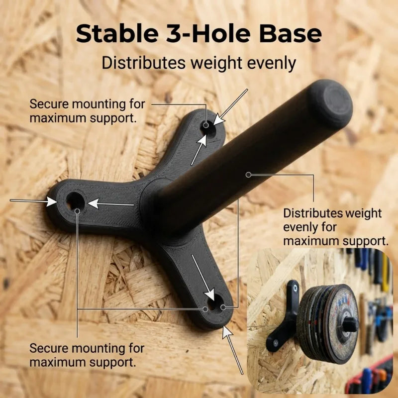 Wall Holders for Compatible 125mm Grinders, 5 Pieces
