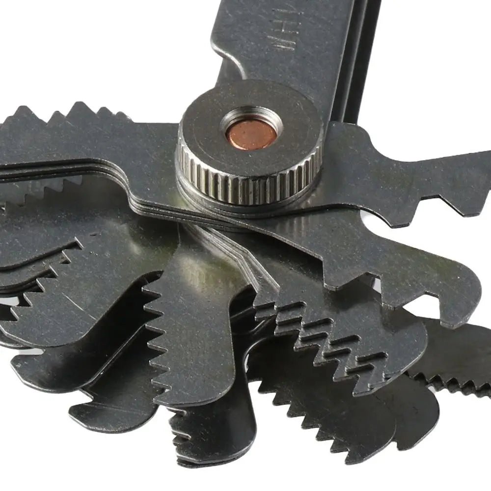 Metric and Imperial Thread Pitch Gauge, 52 Blades