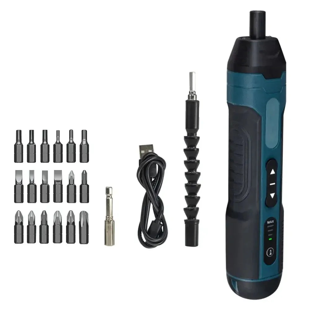 Rechargeable Cordless Screwdriver - Kit Options