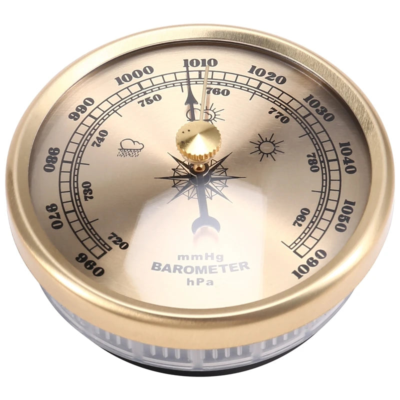 MALL 70Mm atmosfärisk hembarometer väderprognosinstrument aneroidbarometer gastrycksmätare
