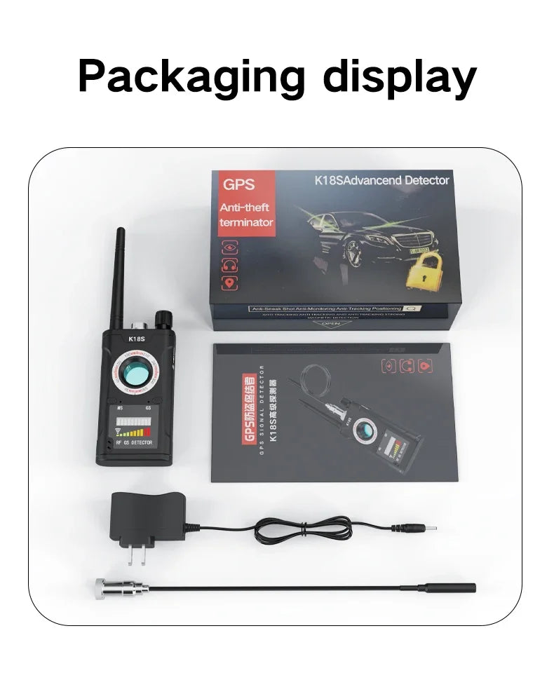 Hidden Camera Detector Anti Spy Gadget Professional Hunter Wireless Signal Car GPS Infrared Search Wiretapping Bug Mini Devices