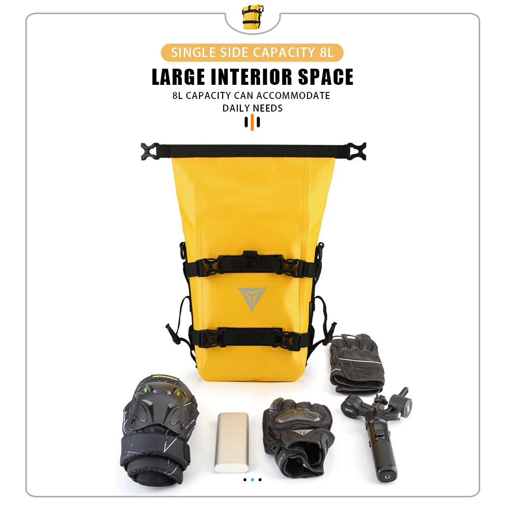 Motorcycle Crash Bar Waterproof Storage Bag for GS, ADV & More