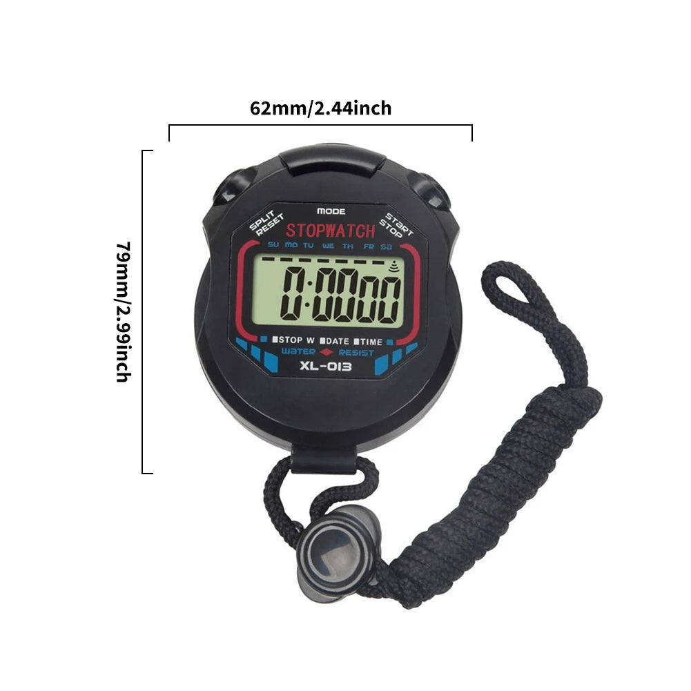 Digitale handstopwatch voor sport met alarm