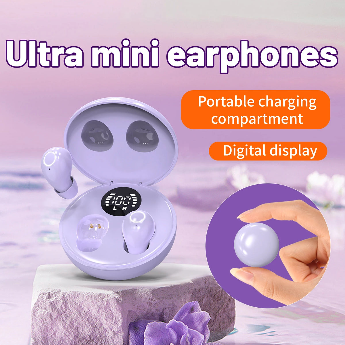 Ultra Small Invisible Wireless Bluetooth Earbuds