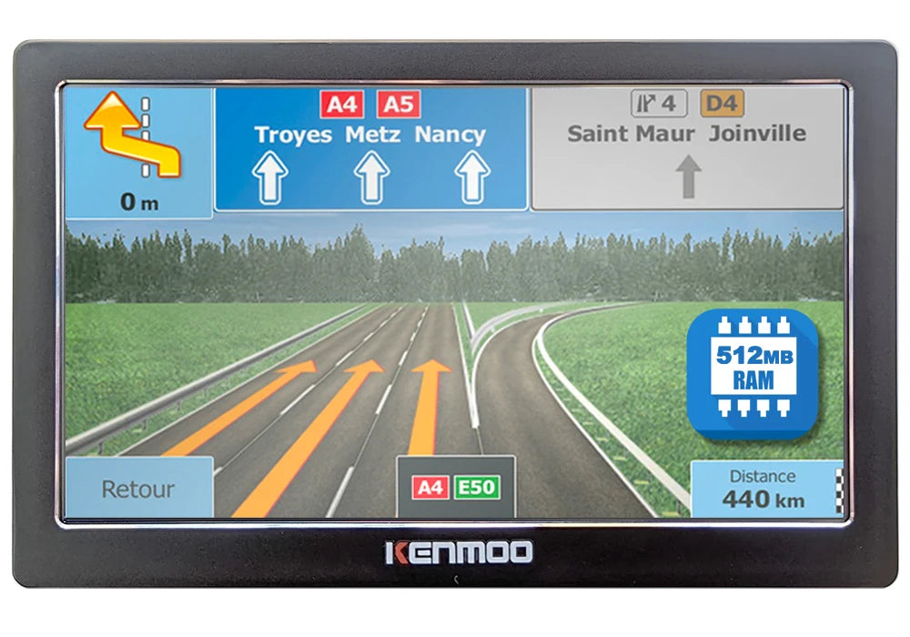7 Inch HD GPS Navigation Device with 2026 Maps