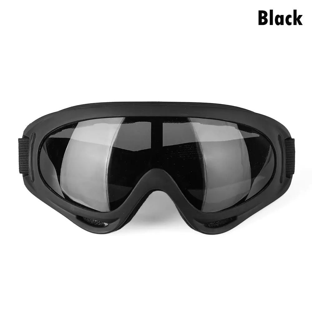 DIZETION 1Pc Winter Windproof Skiing Glasses Goggles Outdoor Sports Eyewear Glasses Ski Dustproof Cycling Lens Frame Sunglasses 