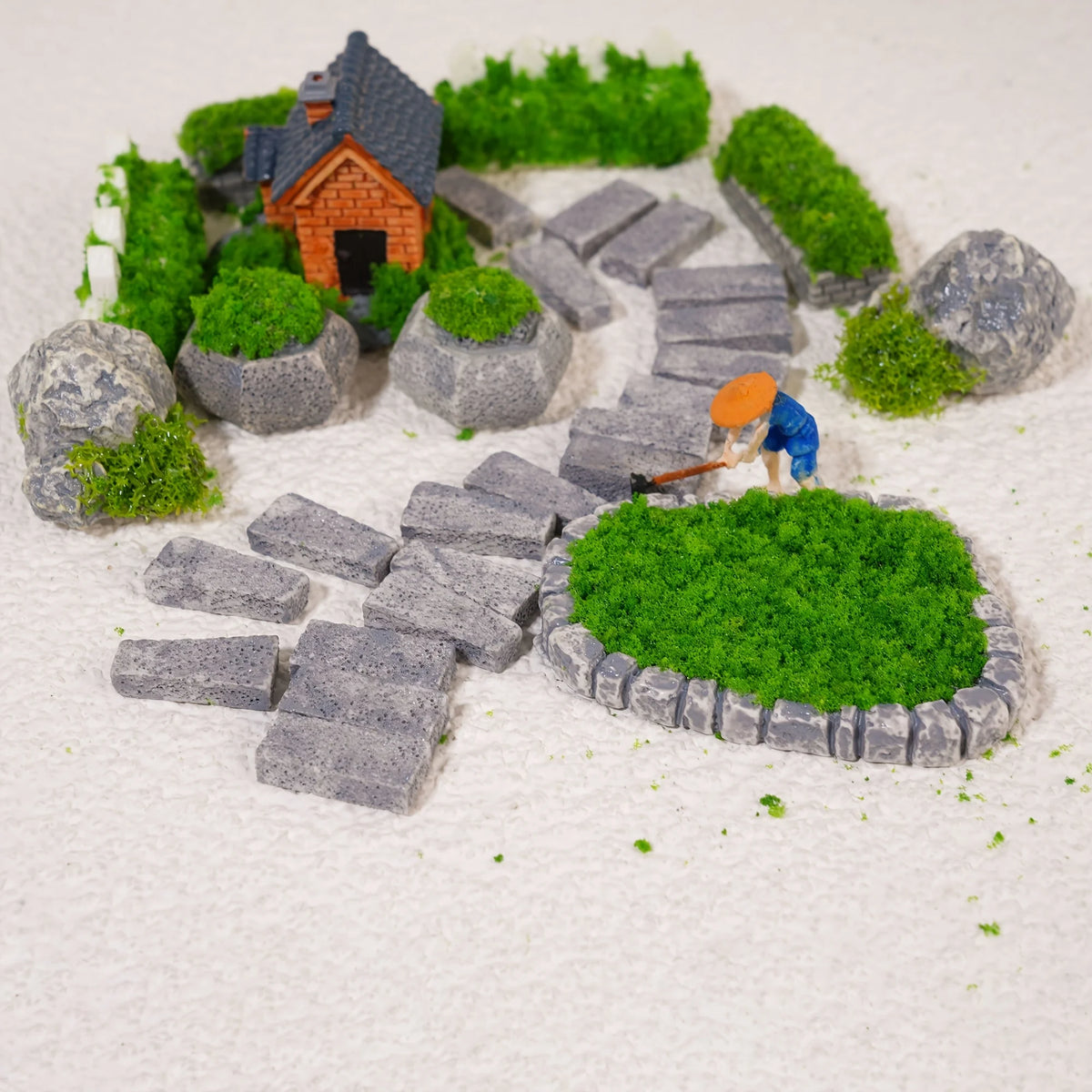 Miniature Garden Landscape Accessories, 30-Piece Set