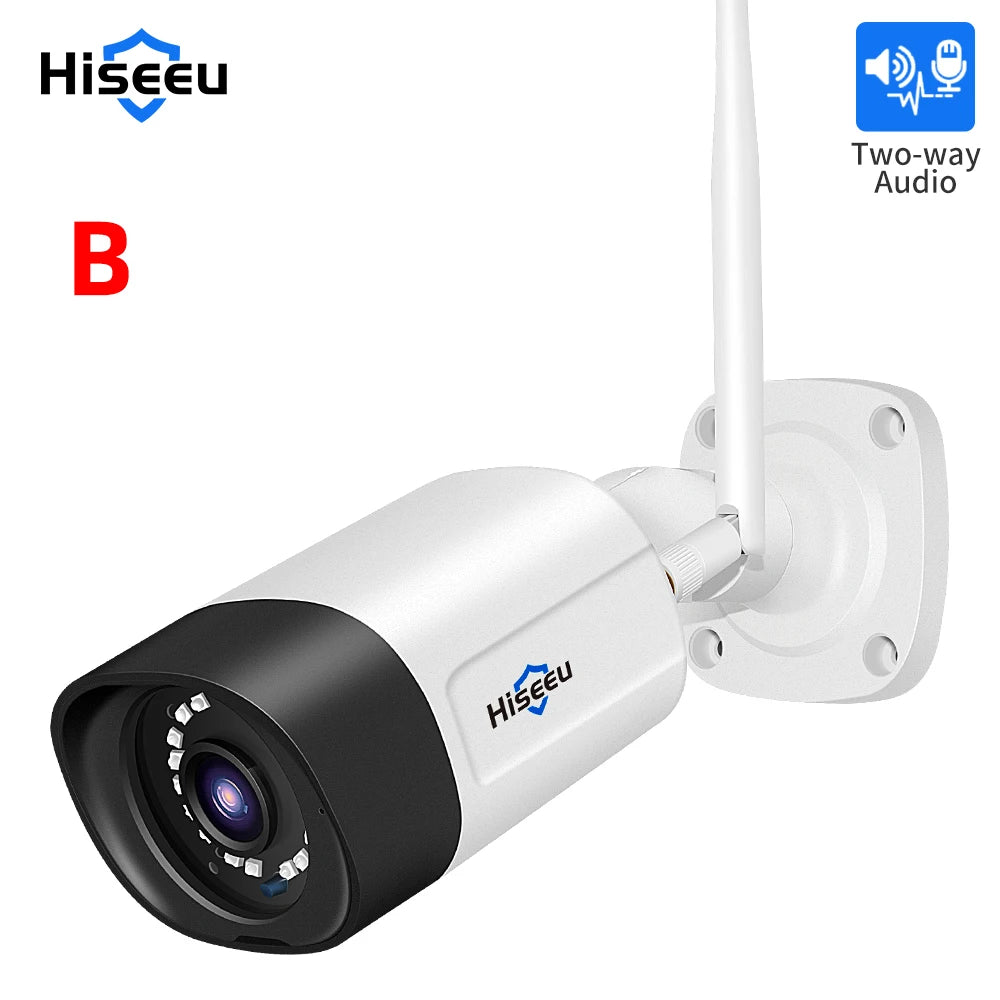 Wireless IP Security Camera 3MP Waterproof Bullet Camera