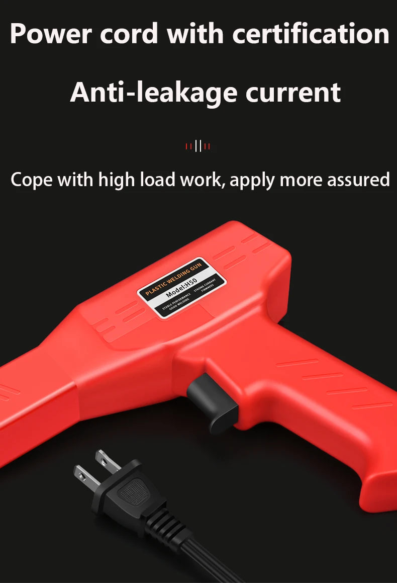Saldatore a plastica con pistola termica per riparazione paraurti kit torcia