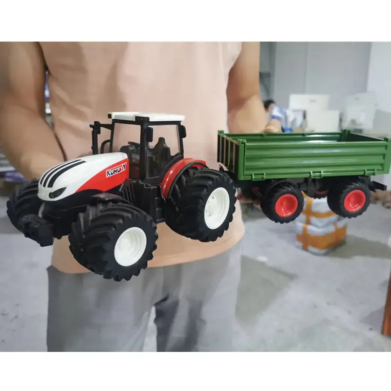 RC Farm Tractor Models & Separate Accessories, 1:24 Range