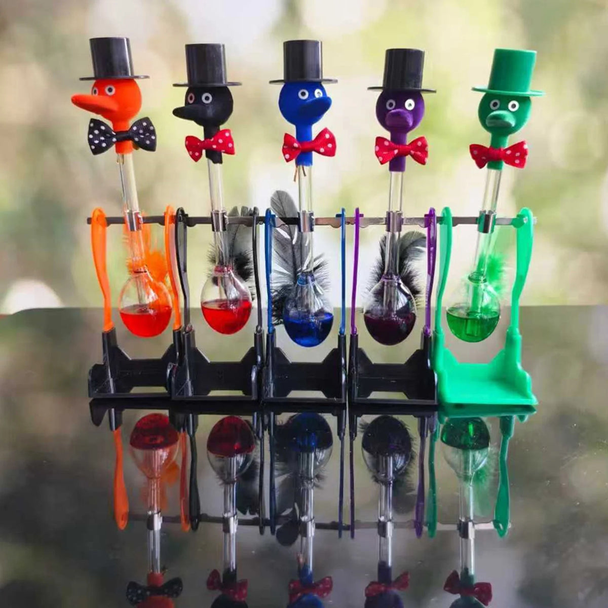 Στολίδι γραφείου Bobbing Glass Drinking Bird