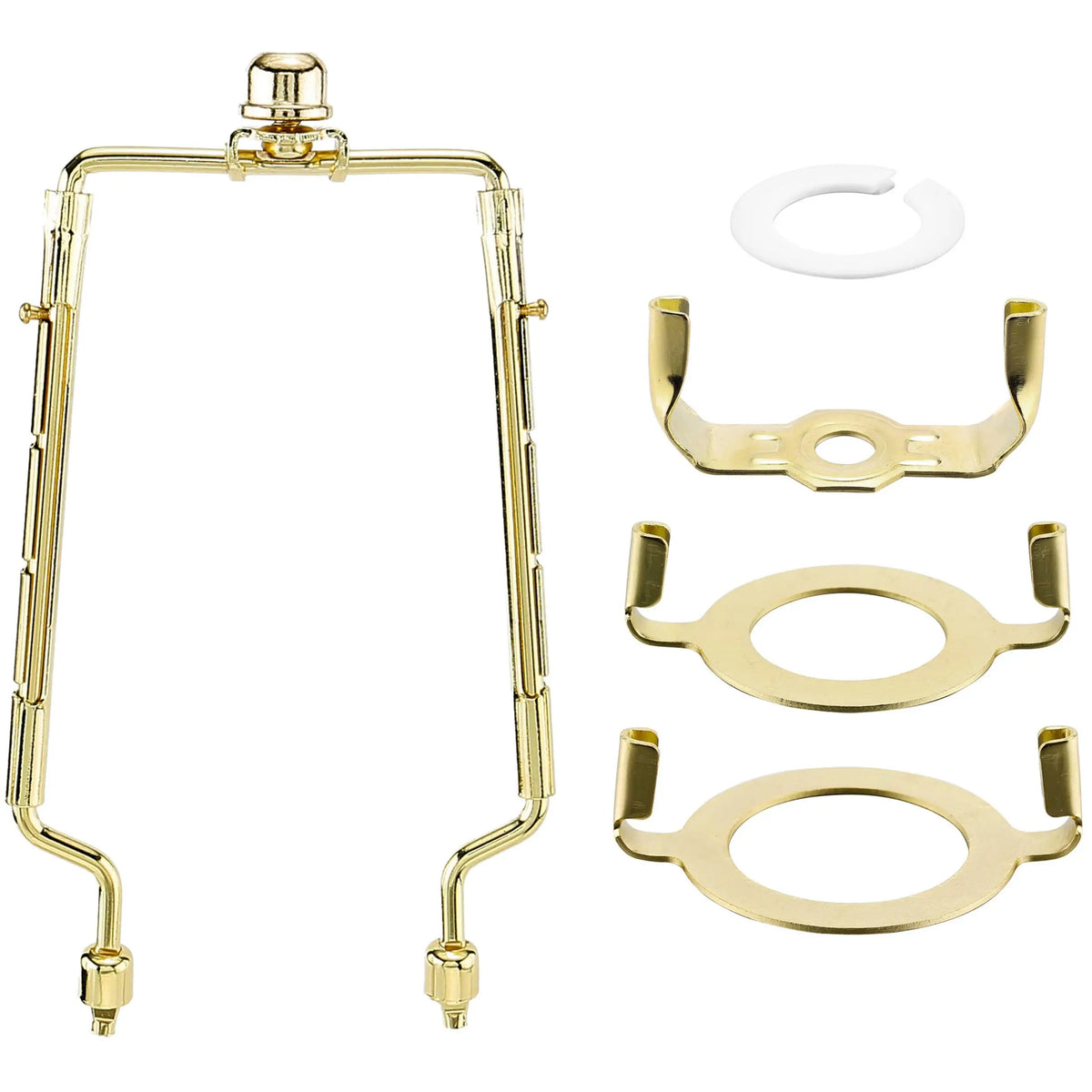 Adjustable Lamp Shade Harp Kit, 7-10 Inches